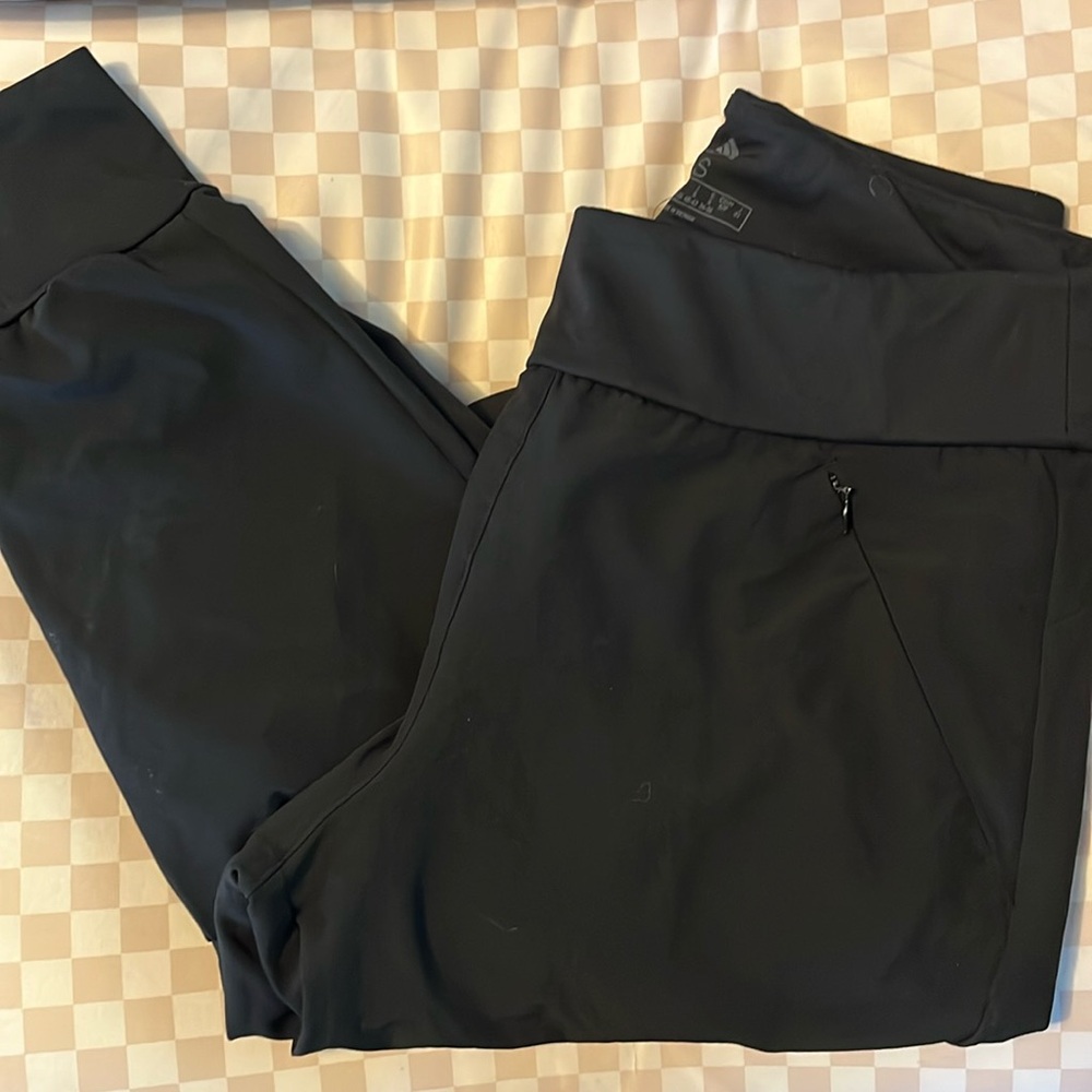Adidas women’s black jogger size small